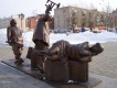 Памятник Пассажирам около музея Свердловской ЖД