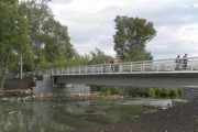 Пешеходный мост около Екатерининского