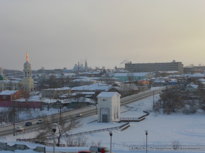 Панорама на город Каменск-Уральский